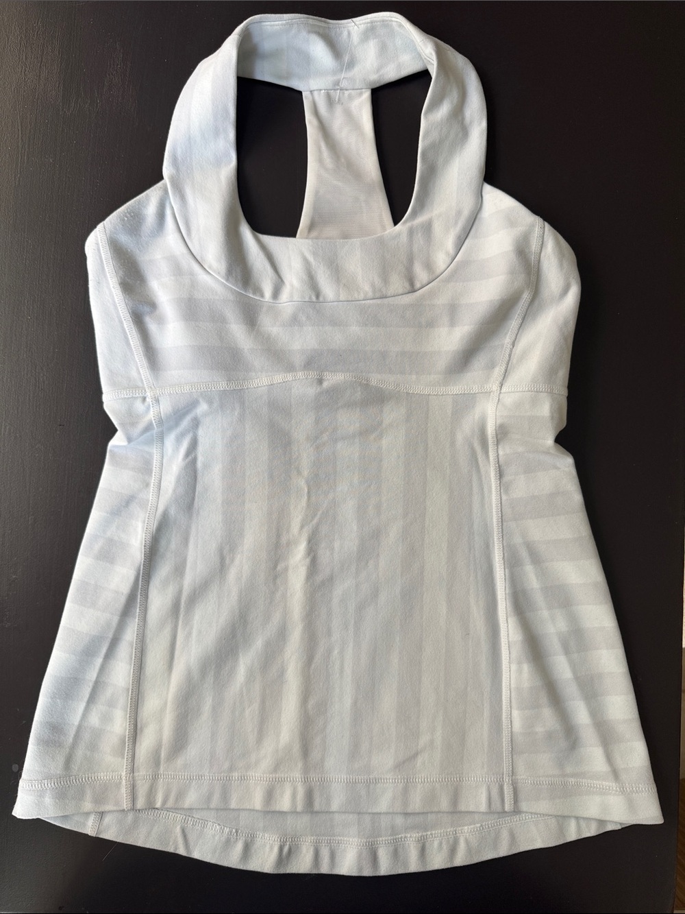 lululemon racer back tank-light blue-size small